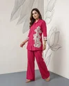 K 1236 By Naisha Mul Chanderi Hand Embroidery Co Ord Set